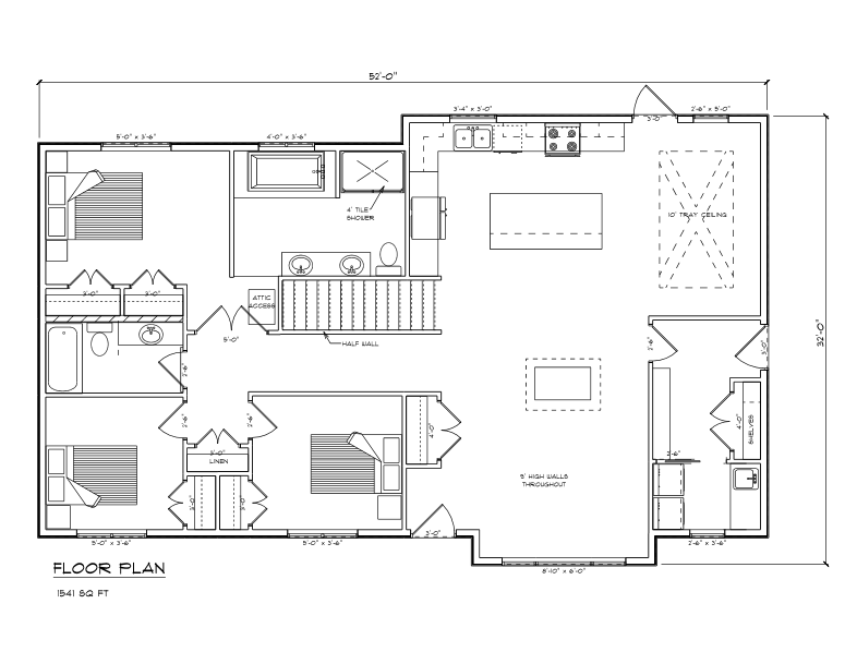 Ironstone Floor Plan — B&B Homes